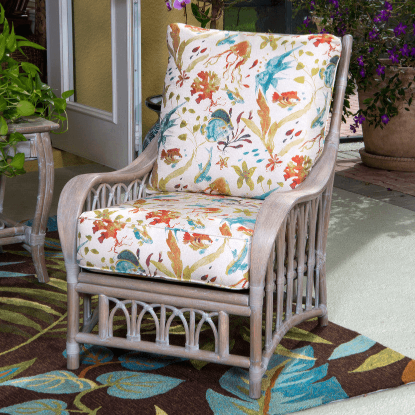 Alexander & Sheridan Cuba Rattan Indoor Lounge Chair