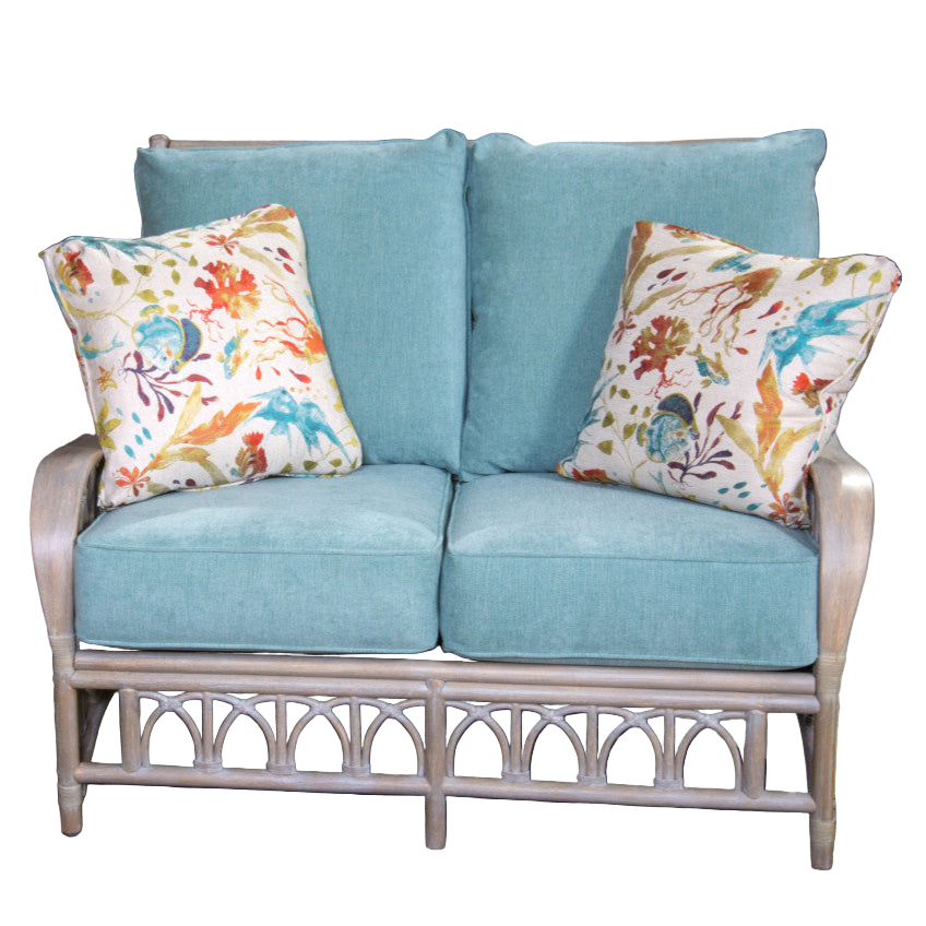 Alexander & Sheridan Cuba Rattan Indoor Loveseat