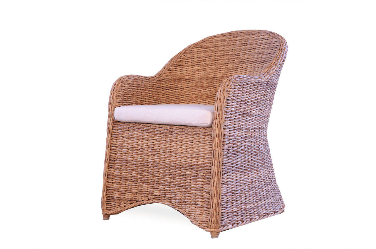 Lloyd Flanders Tobago Woven Vinyl Dining Armchair