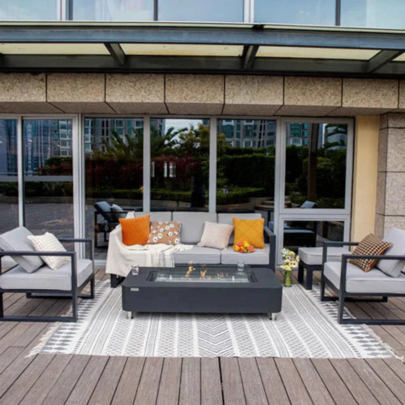 Elementi Sydney 30" Rectangle Concrete Ethanol Fire Table (ON SALE)