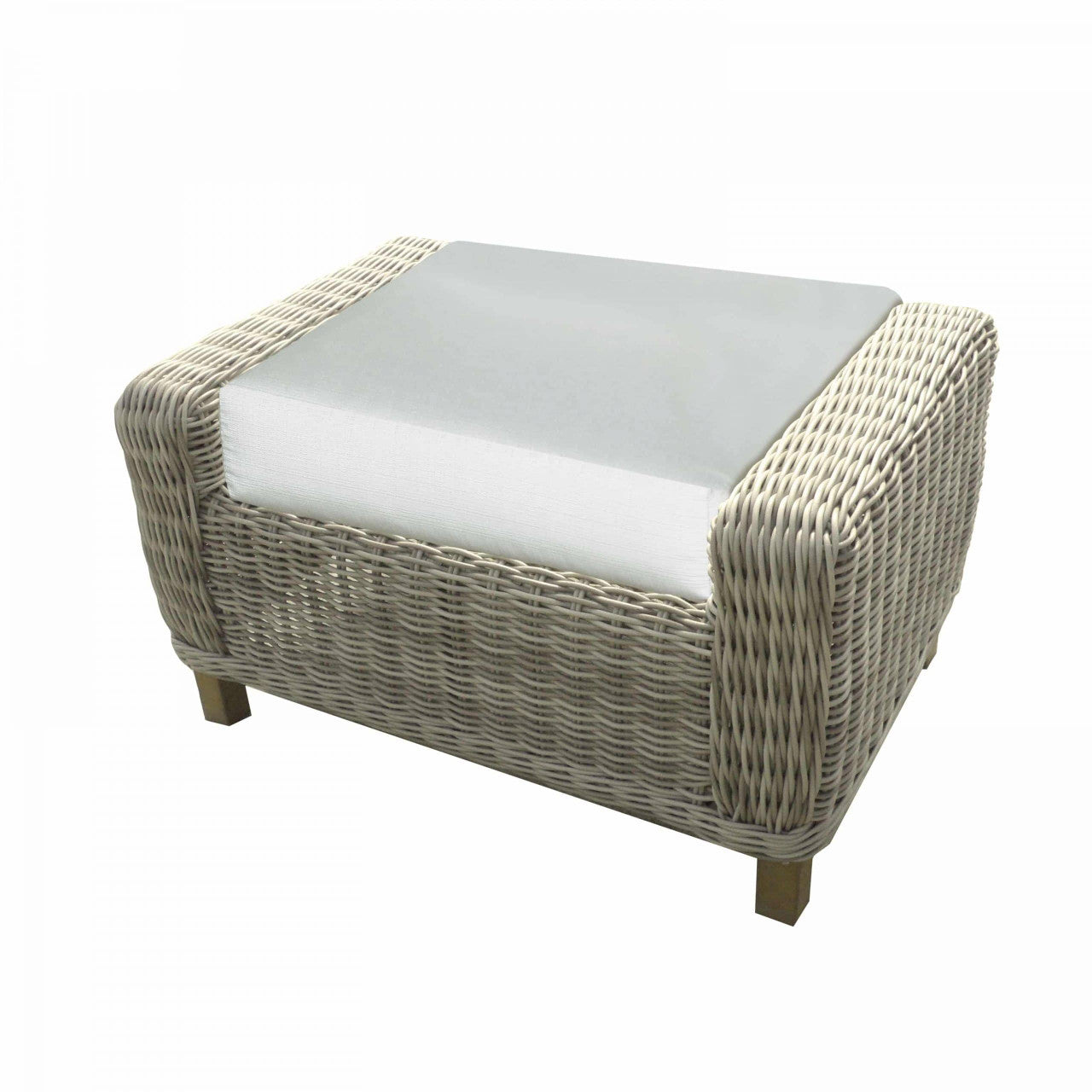 Forever Patio Aberdeen Wicker Rectangle Ottoman