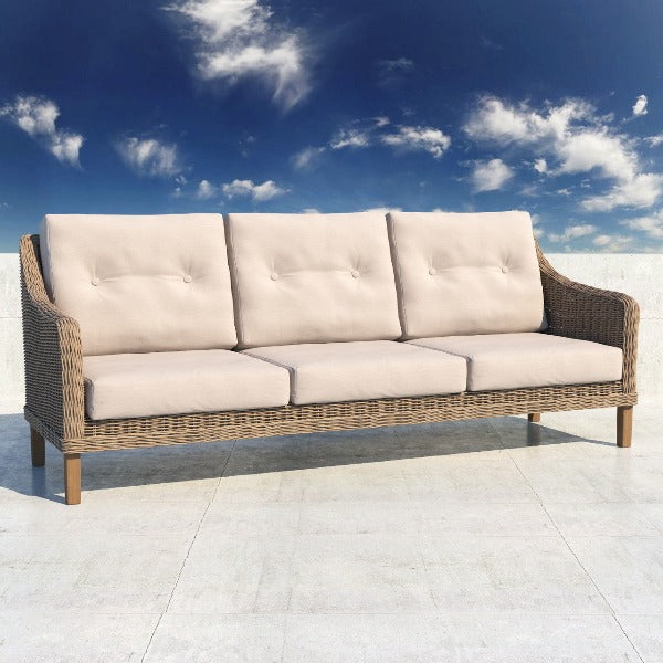 Forever Patio Carlisle Wicker 3 Seat Sofa