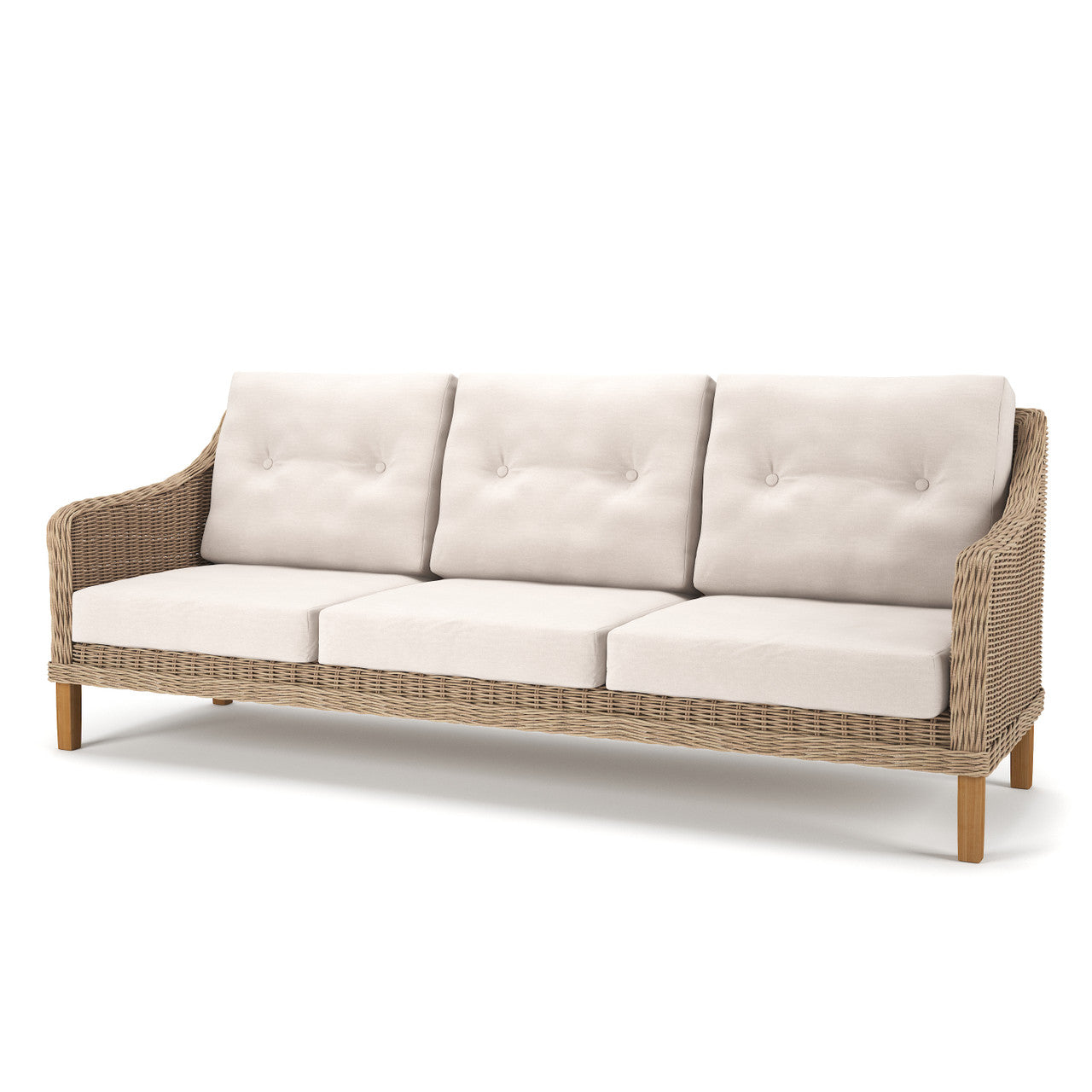 Forever Patio Carlisle Wicker 3 Seat Sofa