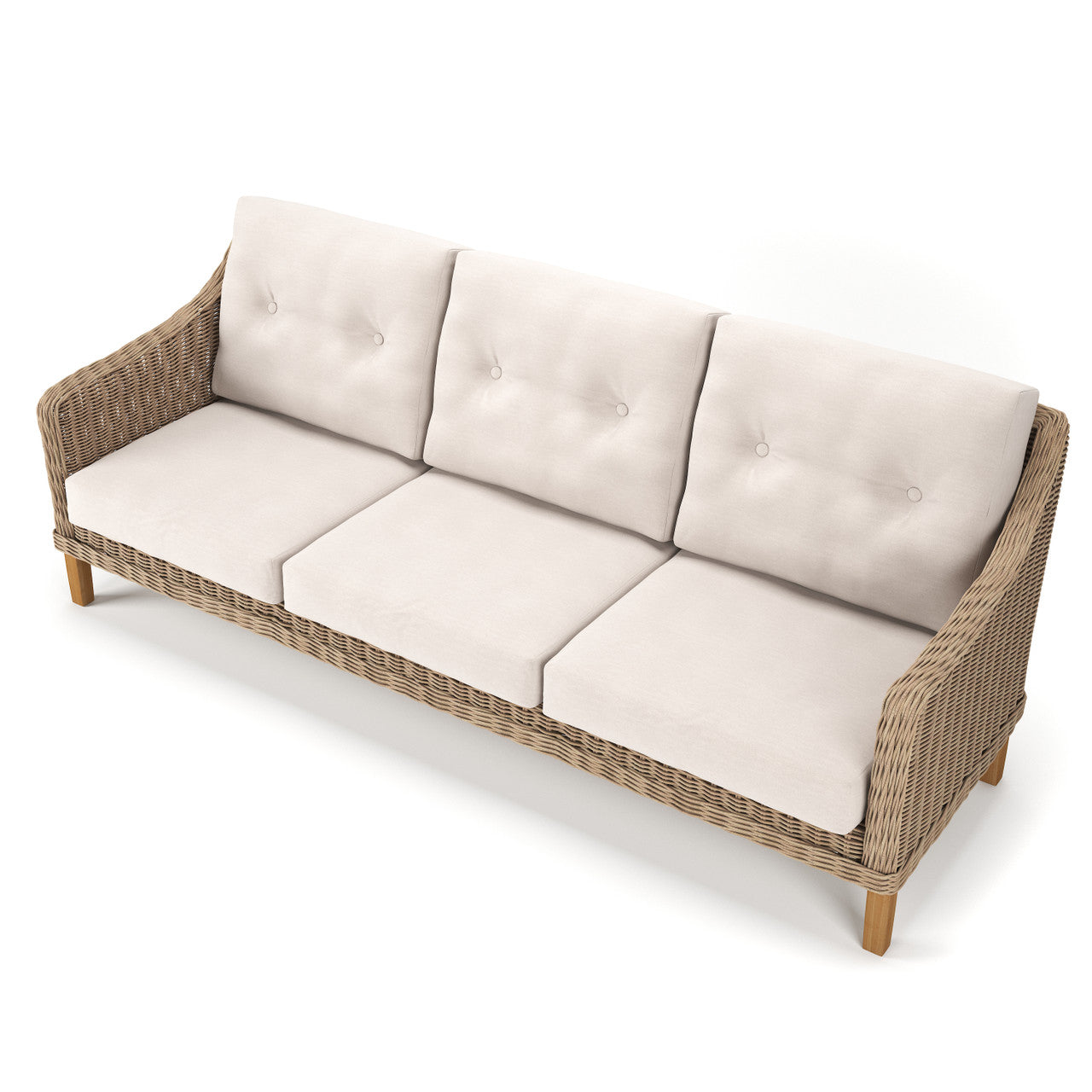 Forever Patio Carlisle Wicker 3 Seat Sofa