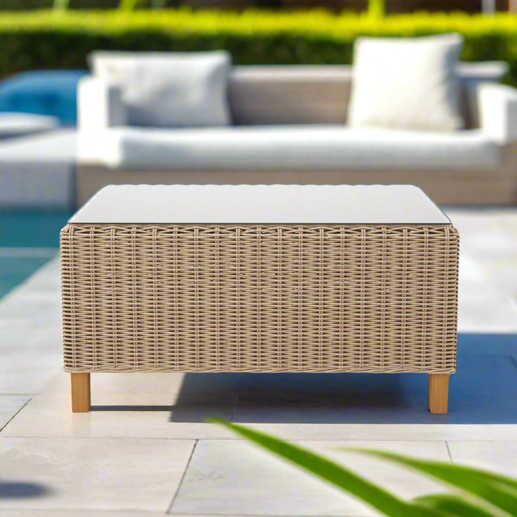 Forever Patio Carlisle Woven Wicker Coffee Table
