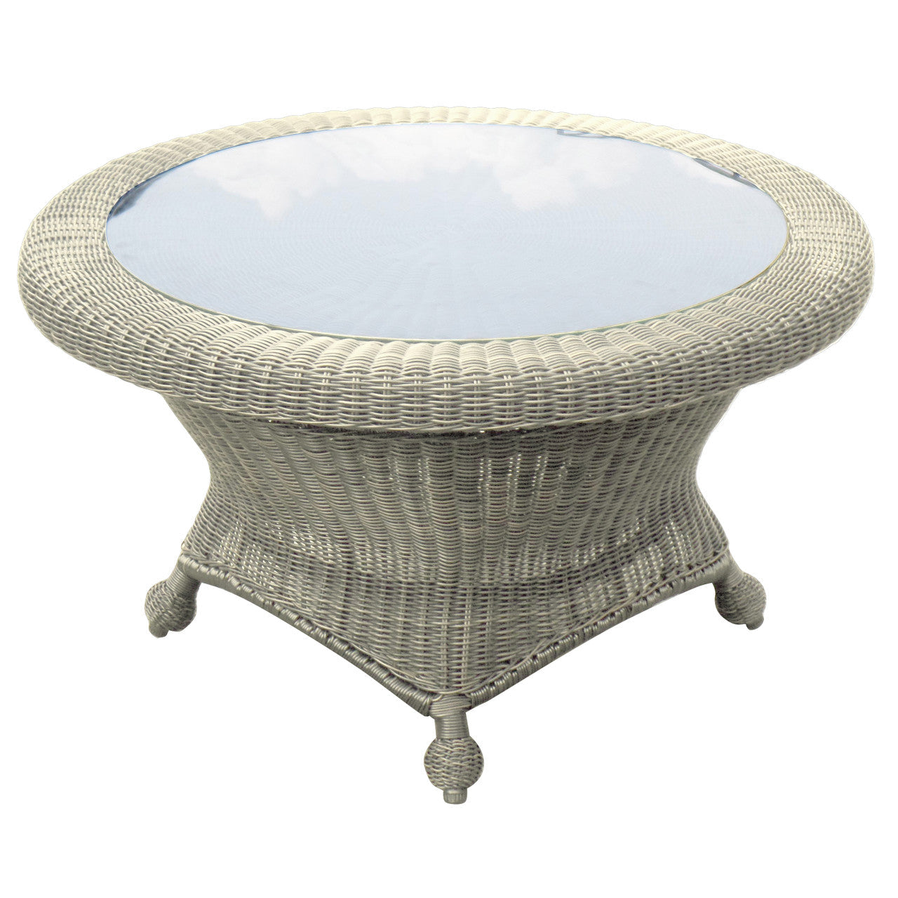 Forever Patio Carlisle Rotating Chat Table w/ Glass Top