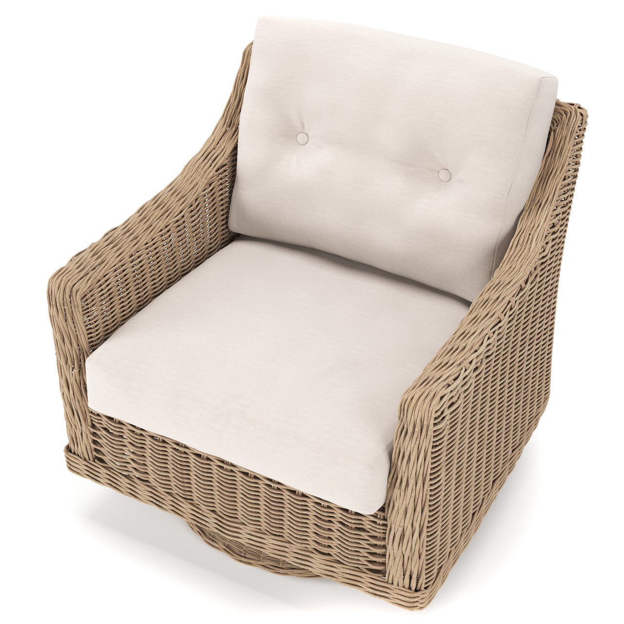 Forever Patio Carlisle Wicker Swivel Rocker