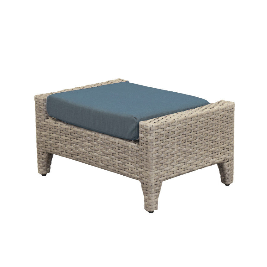 Forever Patio Cavalier Rectangle Wicker Ottoman