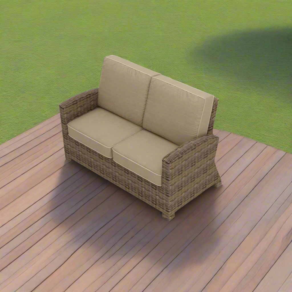 Forever Patio Cypress Wicker Loveseat