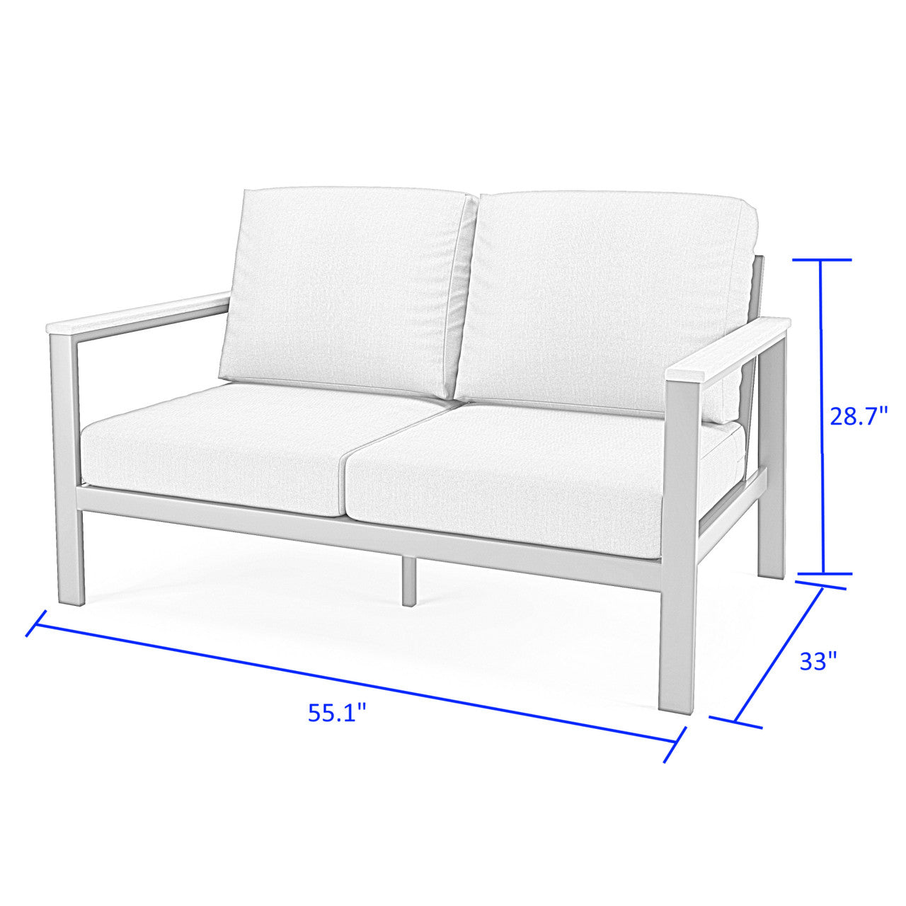 Forever Patio Hanover Loveseat