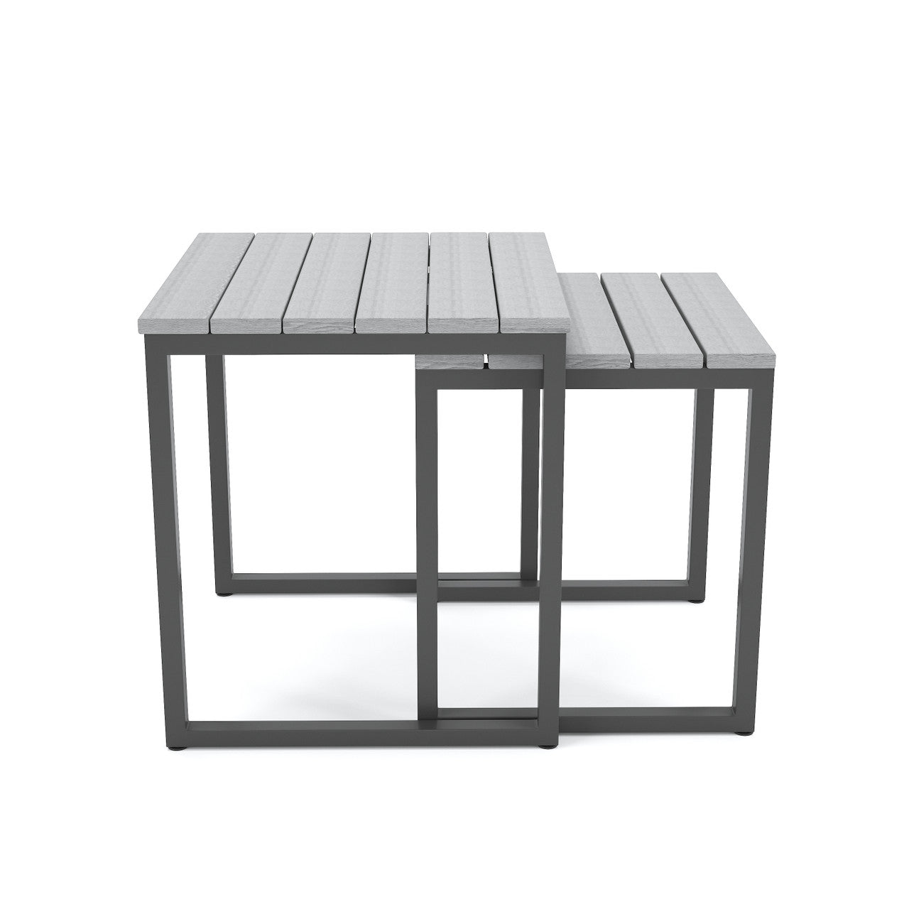 Forever Patio Hanover Slat Nesting Tables (Set of 2 Tables)