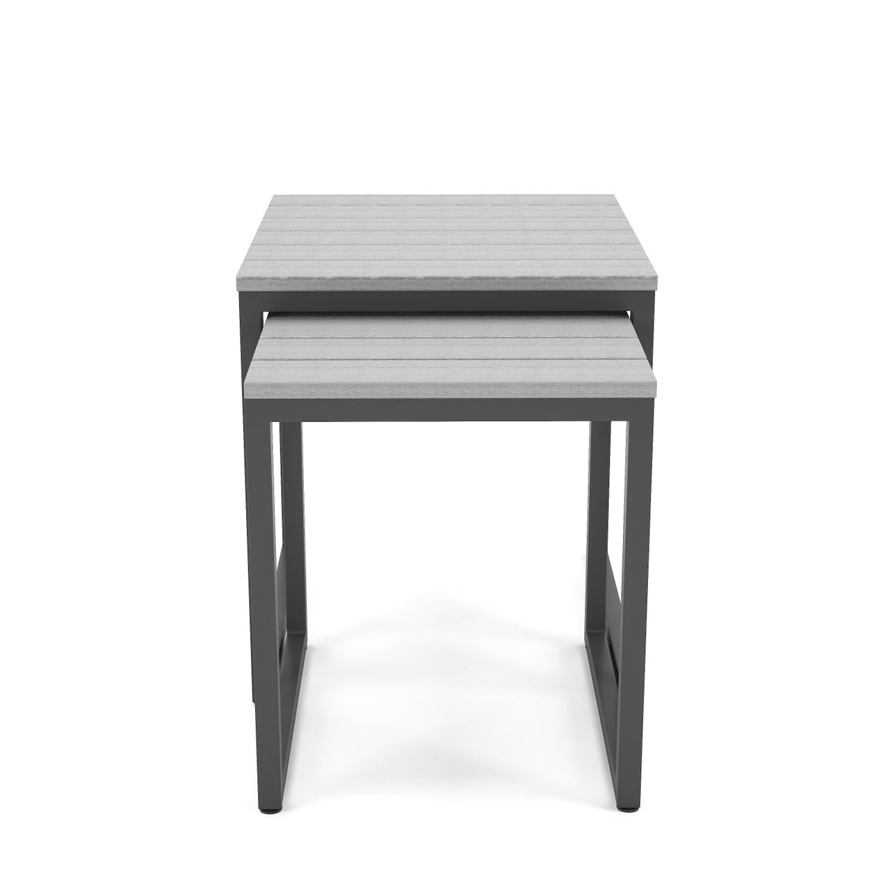 Forever Patio Hanover Slat Nesting Tables (Set of 2 Tables)