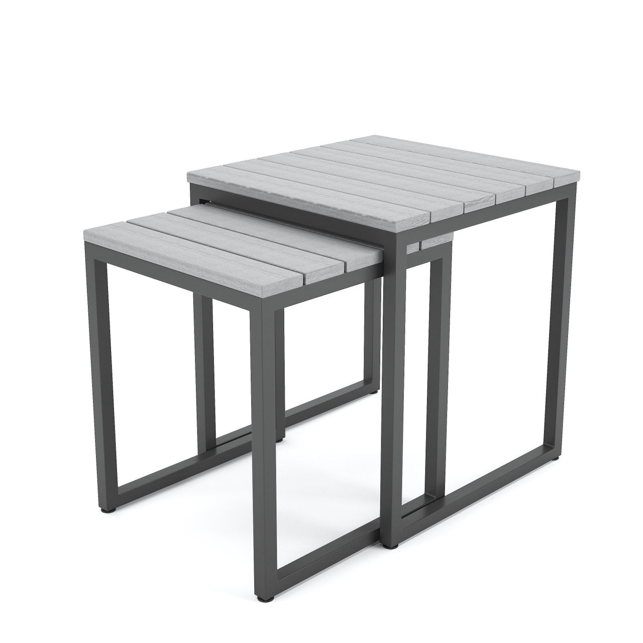 Forever Patio Hanover Slat Nesting Tables (Set of 2 Tables)