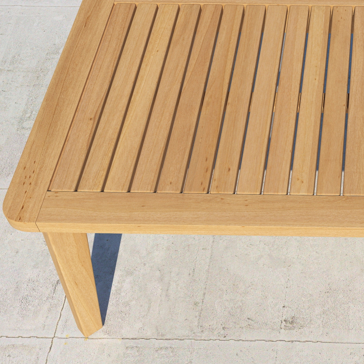 Forever Patio Hambrick Teak Hardwood Rectangle Coffee Table