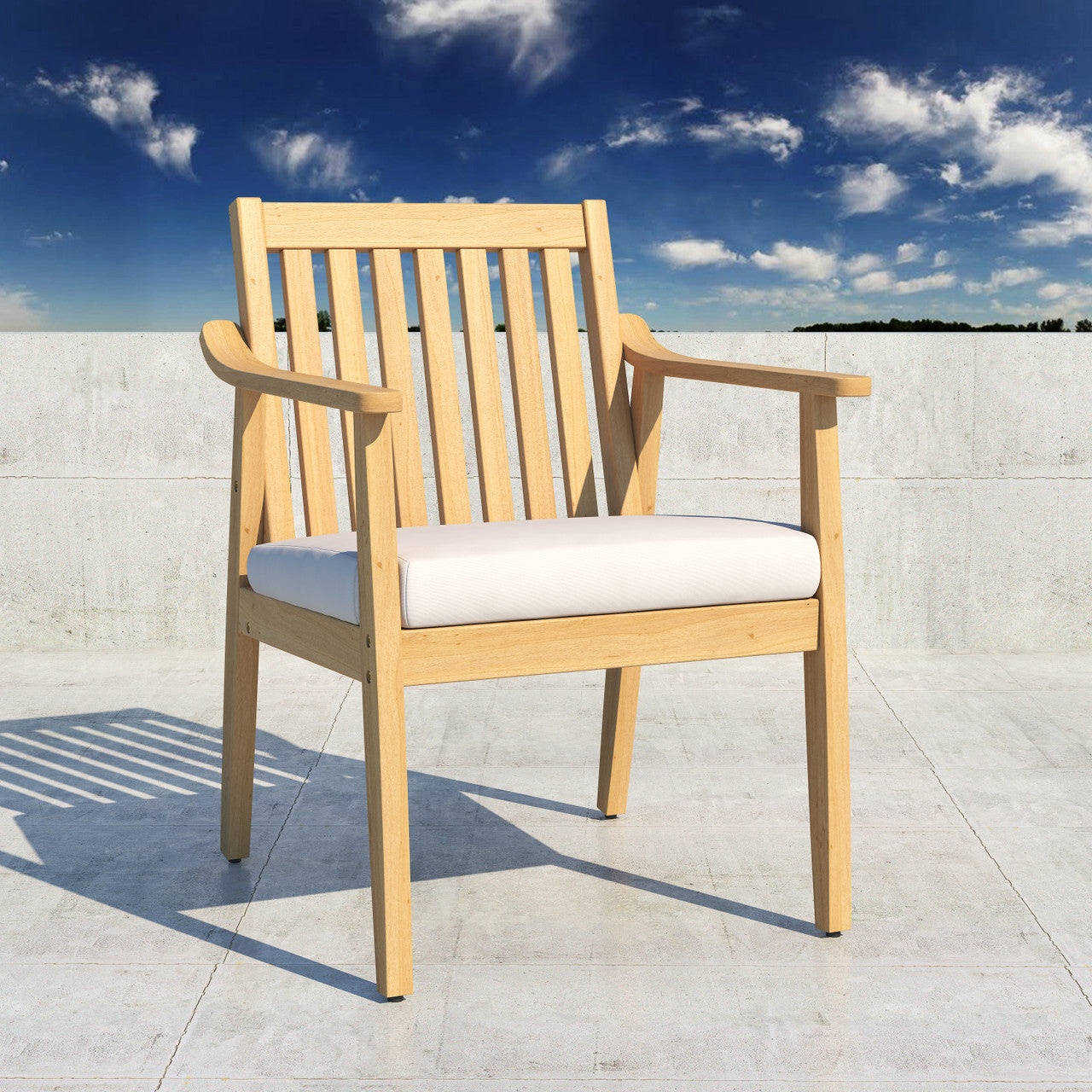 Forever Patio Hambrick Teak Hardwood Dining Chair