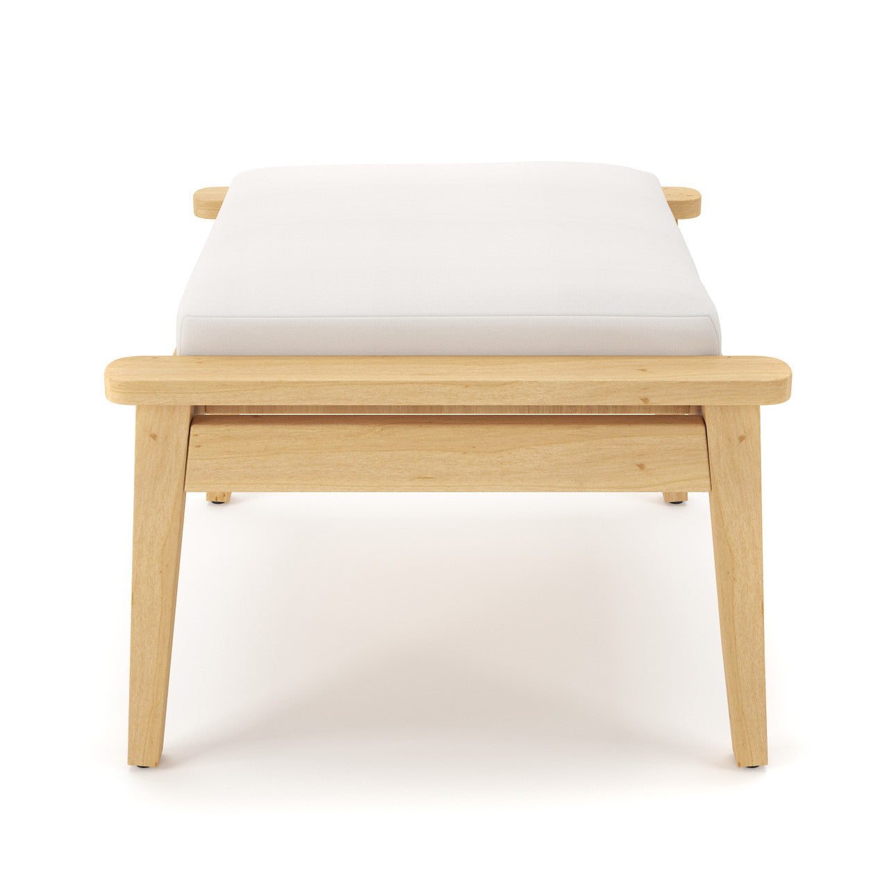 Forever Patio Hambrick Teak Rectangle Ottoman