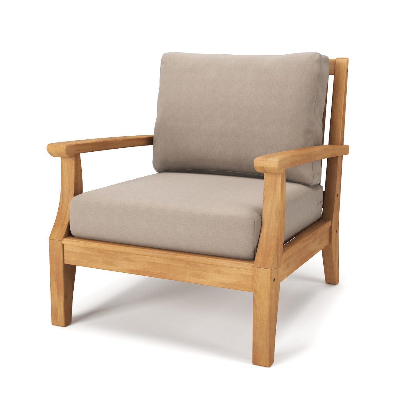 Forever Patio Miramar Plantation Teak Lounge Chair