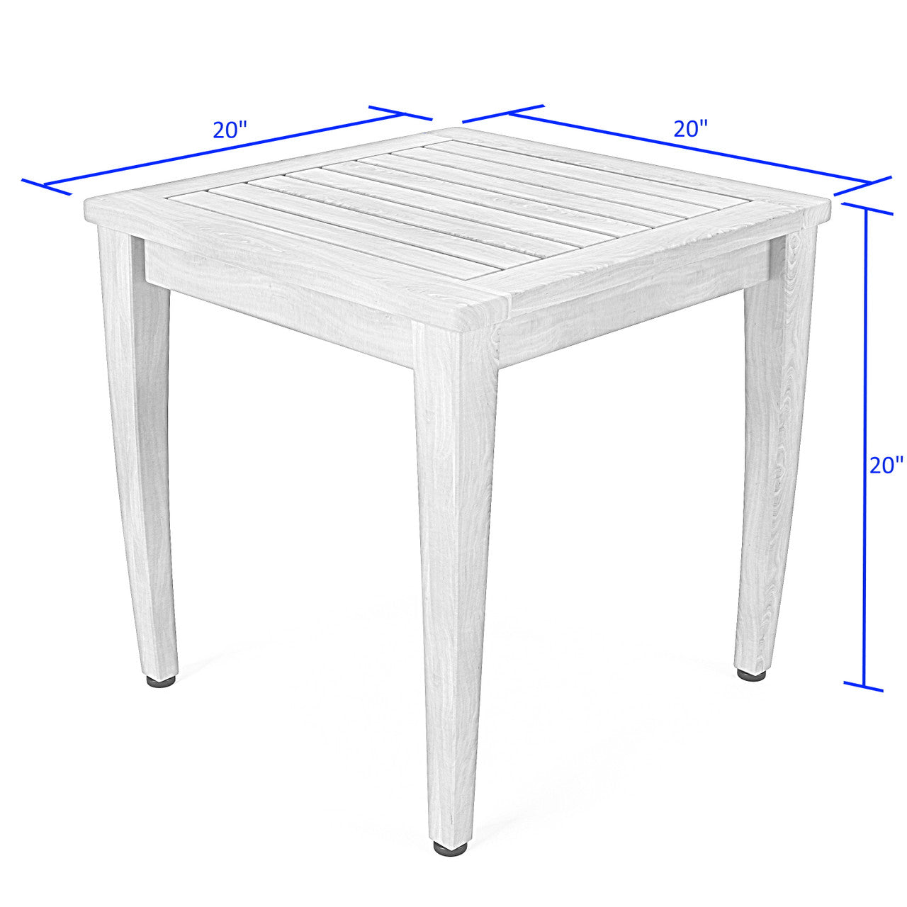 Forever Patio Miramar Plantation Teak End Table