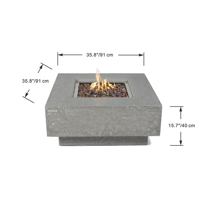 Elementi Manhattan Fire Pit Table