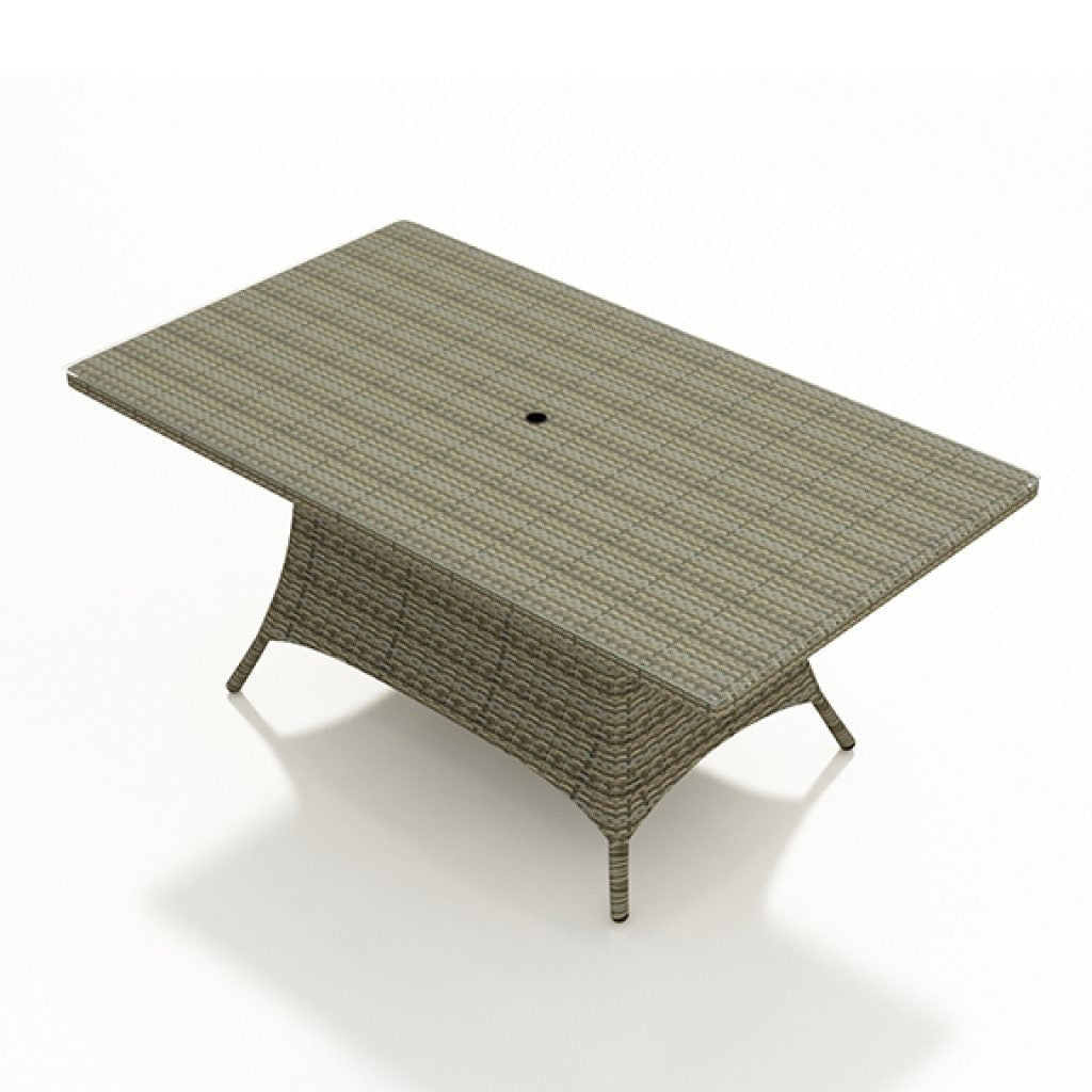 Forever Patio Hampton Wicker 72" X 42"Rectangular Dining Table