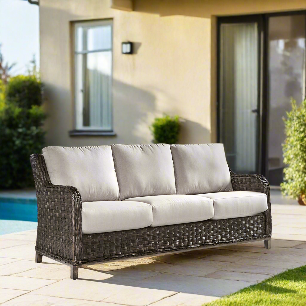 South Sea Rattan Grand Isle Resin Wicker Outdoor Sofa