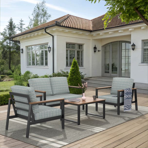 Forever Patio Hanover 4-Piece Conversation Patio Set