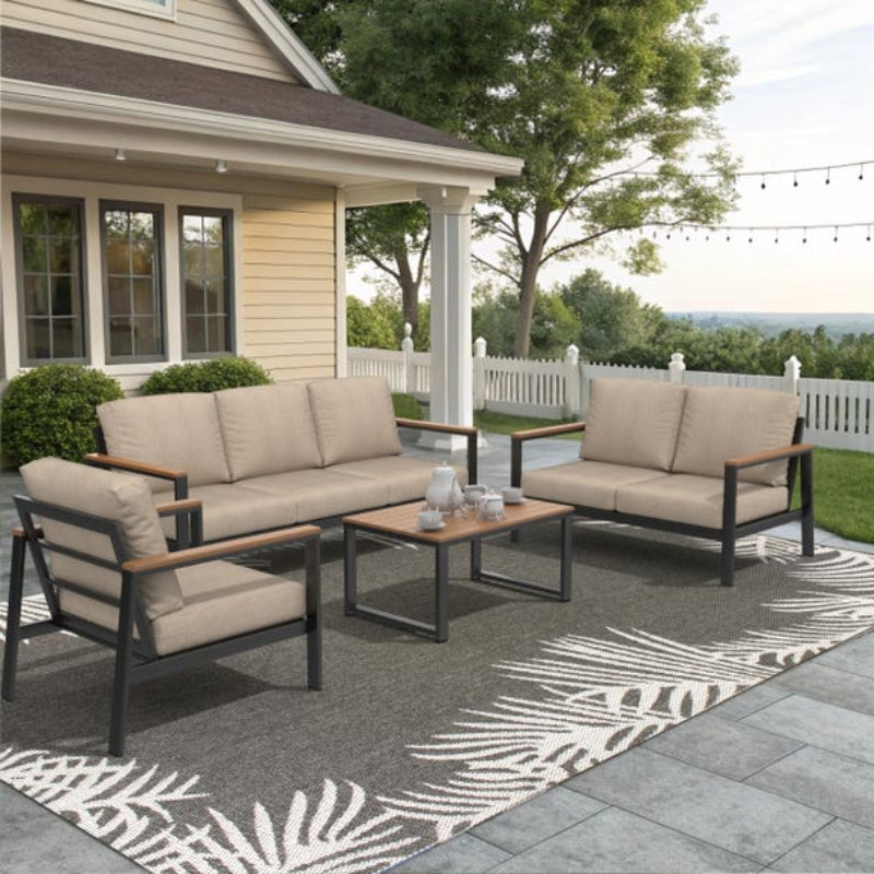 Forever Patio Hanover 4-Piece Lounge Patio Set