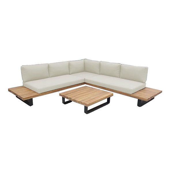 Hospitality Rattan Norman's Cay 3 PC Sectional-  fromt view