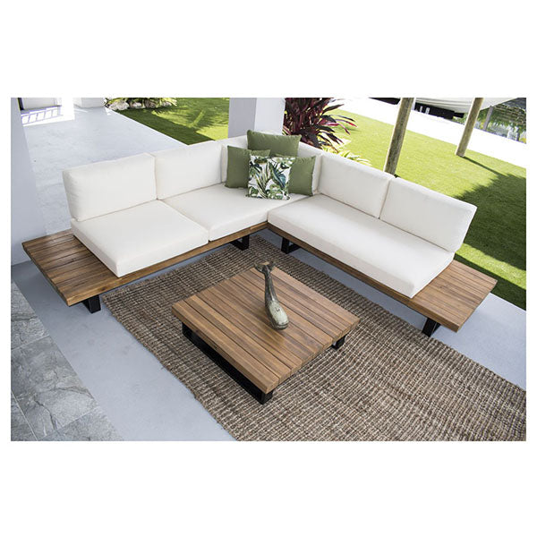 Hospitality Rattan Norman's Cay 3 PC Sectional- top front view