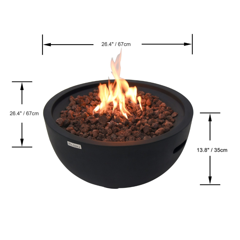 Elementi Modeno Jefferson Fire Bowl
