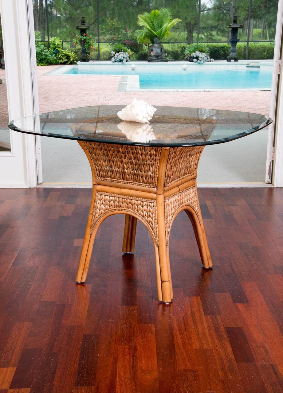 Alexander & Sheridan Key Largo Rattan Indoor Dining Table