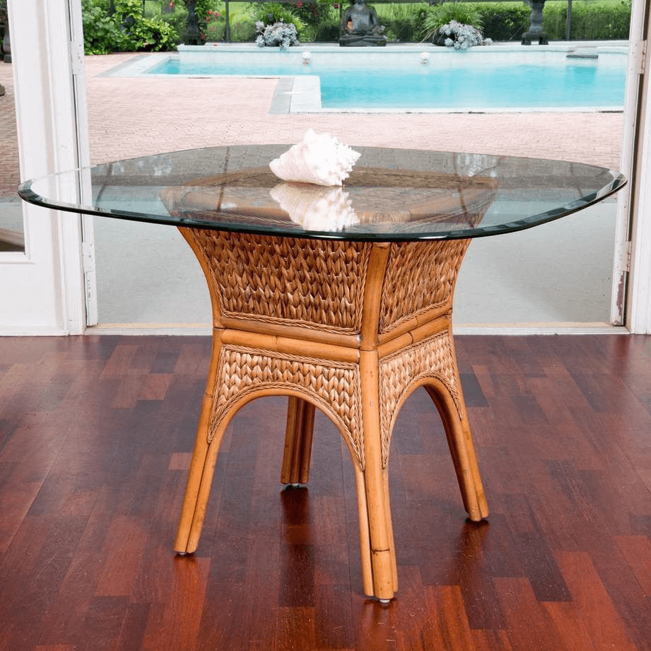 Alexander & Sheridan Key Largo Rattan Indoor Dining Table