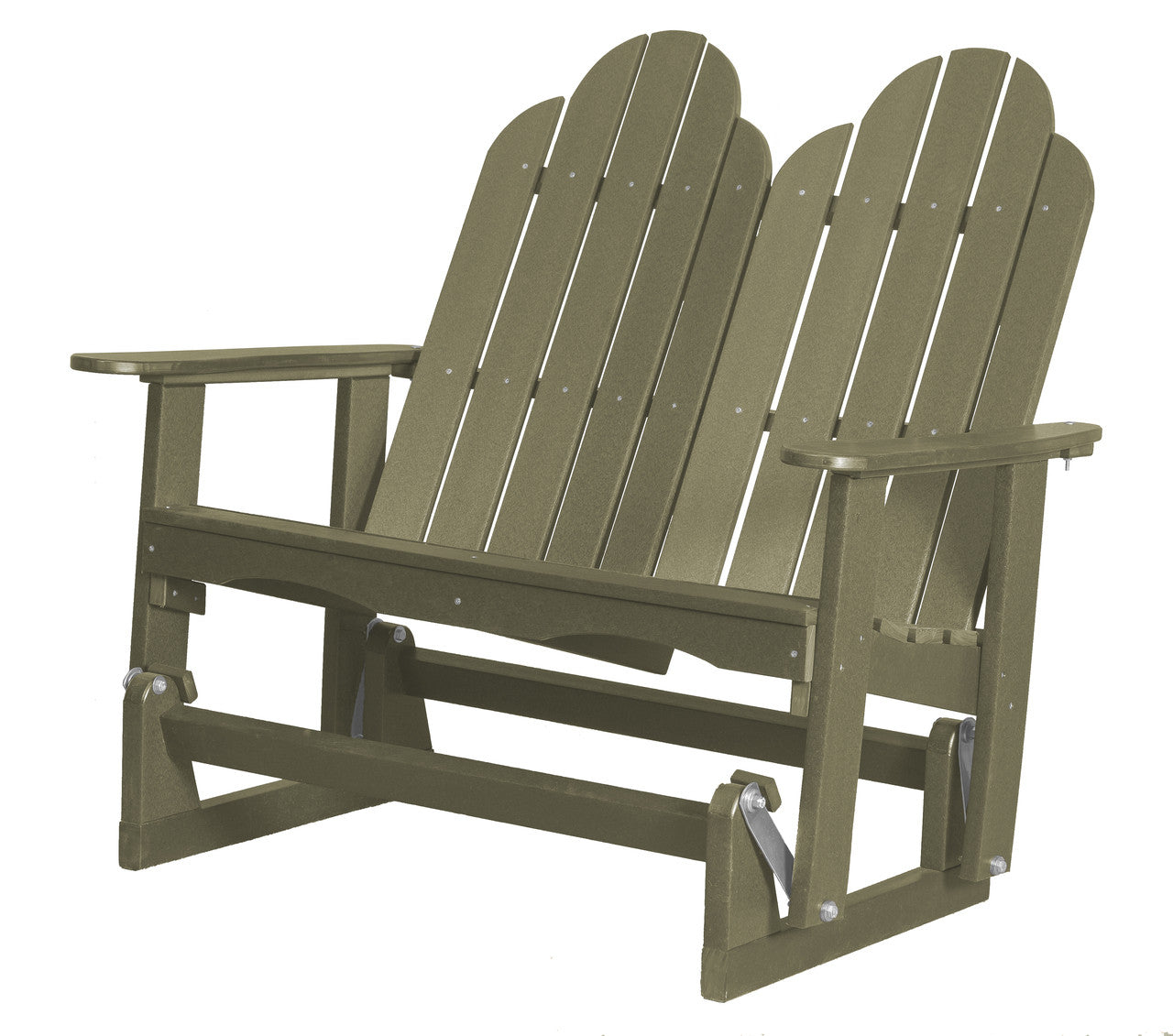 Wildridge Classic Poly-Lumber Adirondack Glider