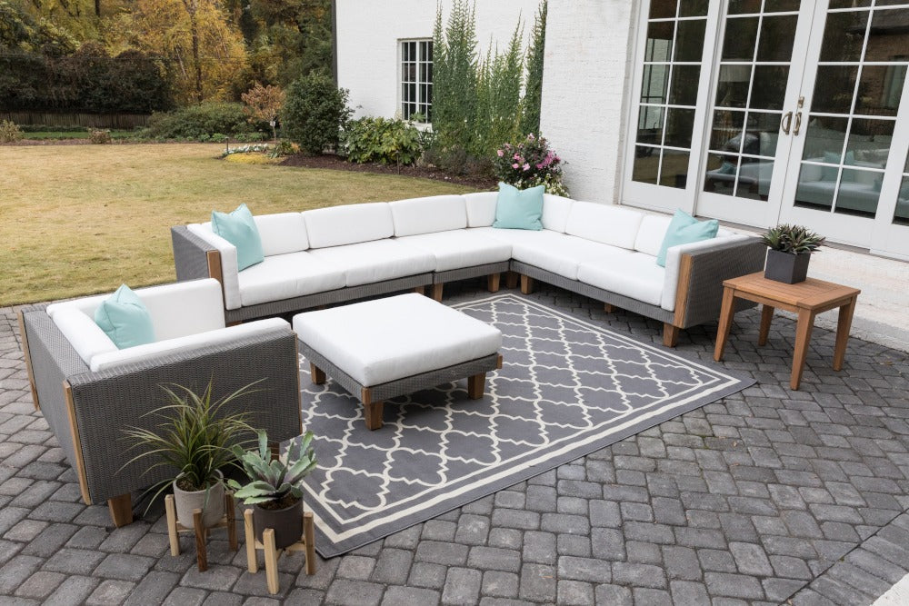 Lloyd Flanders Catalina Wicker Right Arm Loveseat