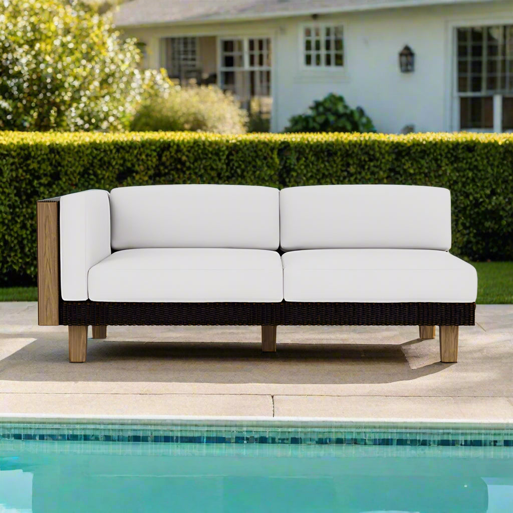 Lloyd Flanders Catalina Wicker Right Arm Loveseat