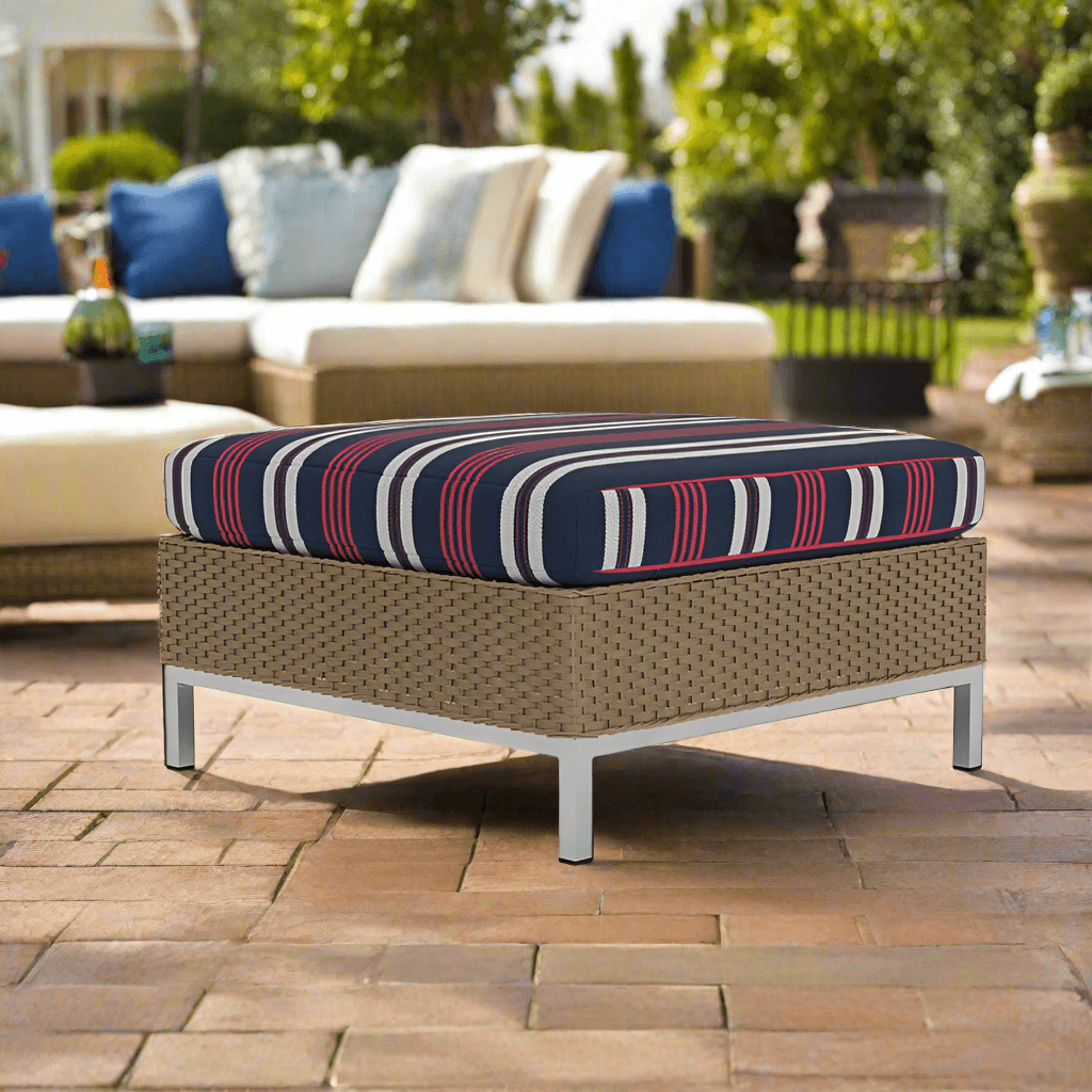 Replacement Cushions for Lloyd Flanders Elements Wicker Ottoman