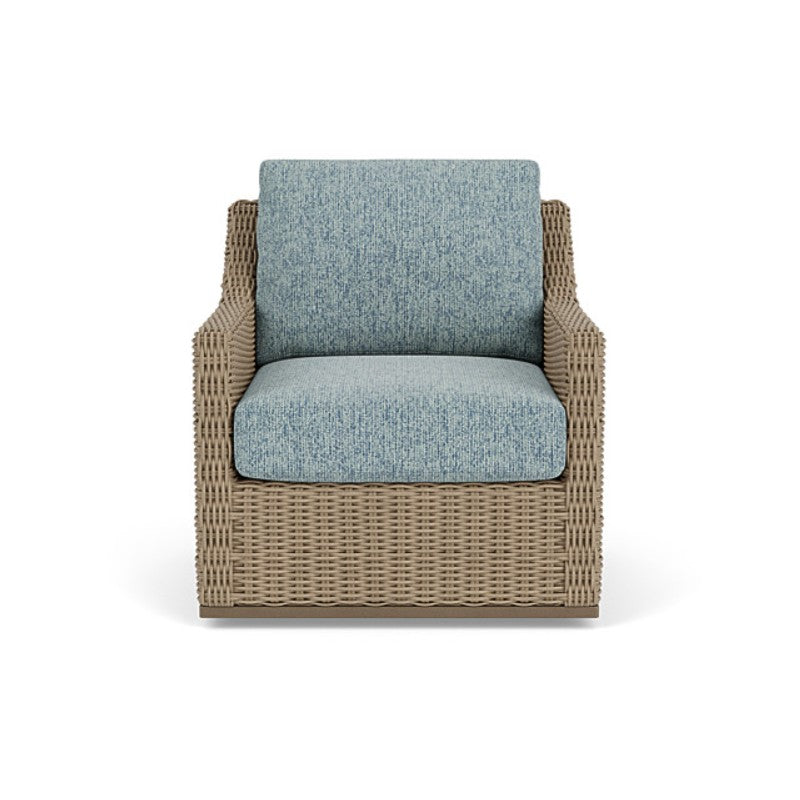 Lloyd Flanders Milan Woven Vinyl Swivel Glider Lounge Chair