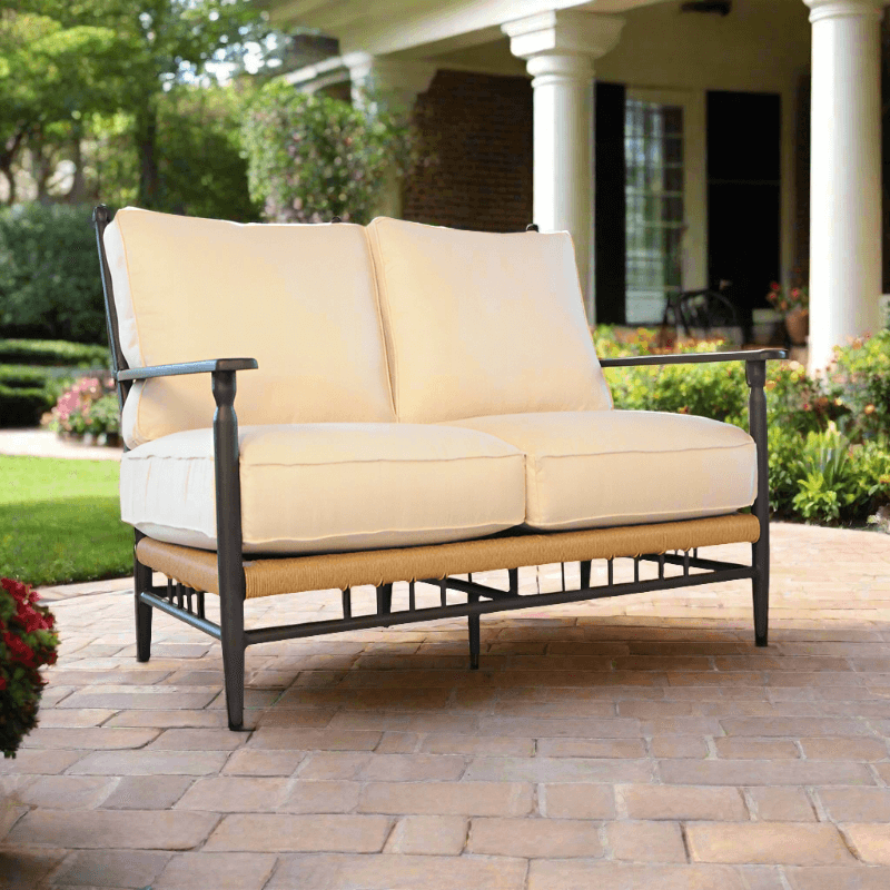 Lloyd Flanders Low Country Woven Vinyl Loveseat