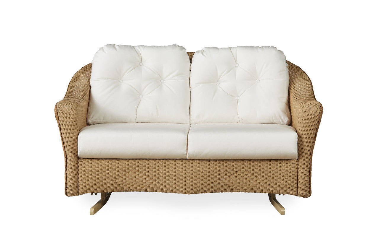 Lloyd Flanders Reflections Wicker Loveseat Glider