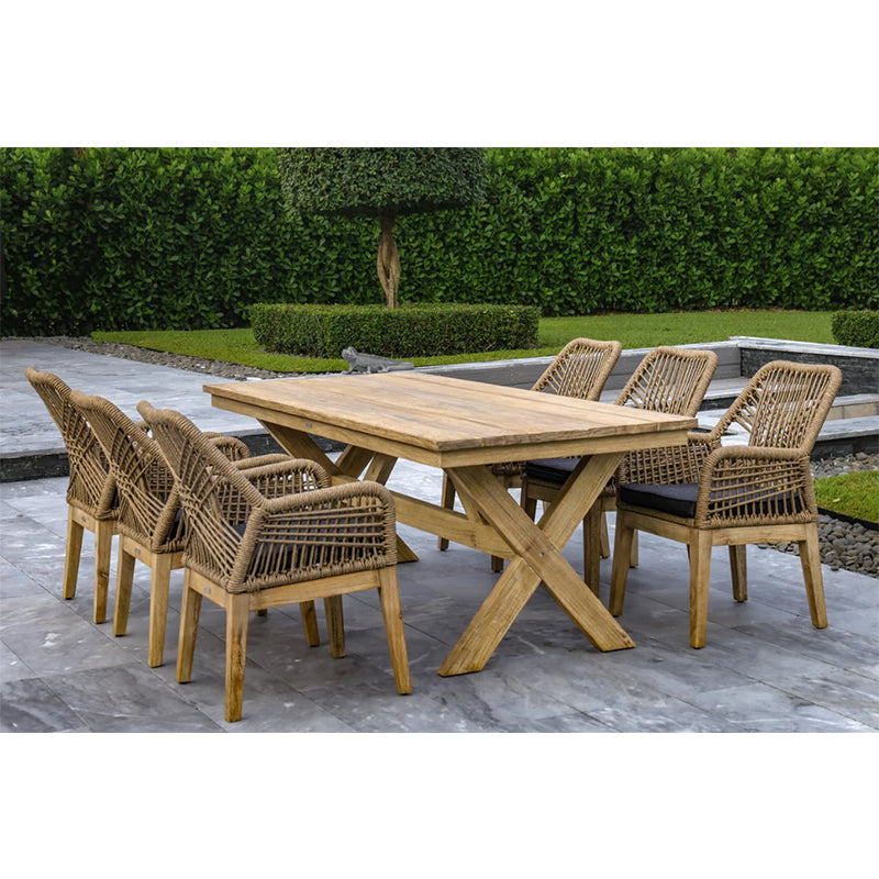 OUTSY Santino 83 Inch Wood Dining Table
