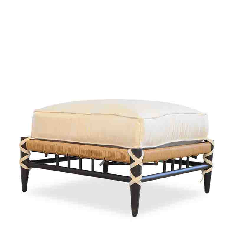 Lloyd Flanders Low Country Woven Vinyl Ottoman