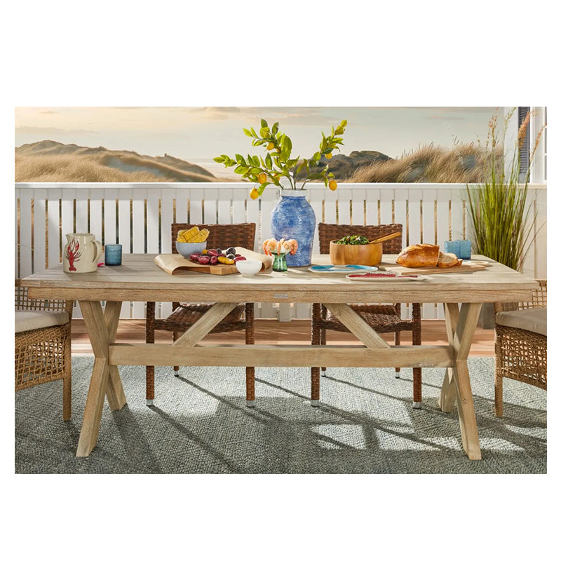 OUTSY Santino 83 Inch Wood Dining Table