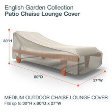 Budge Industries English Garden Patio Chaise Lounge Cover