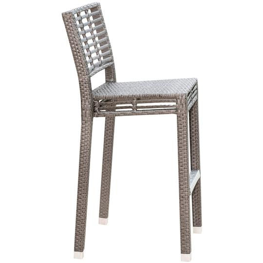 Panama Jack Graphite Stackable Bar Stool