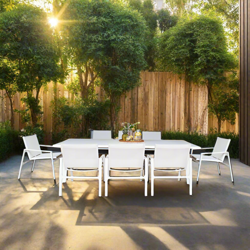 Panama Jack Mykonos 9-Piece Rectangular Dining Set