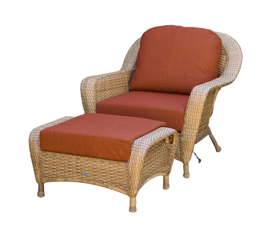 Replacement Cushions for NorthCape International Wicker Deep Seating Ottoman