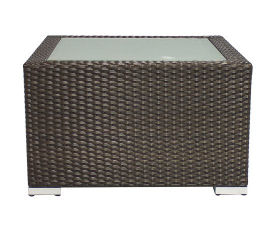 DecoScape Lucaya Square Resin Wicker Coffee Table