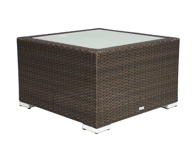 DecoScape Lucaya Square Resin Wicker Coffee Table