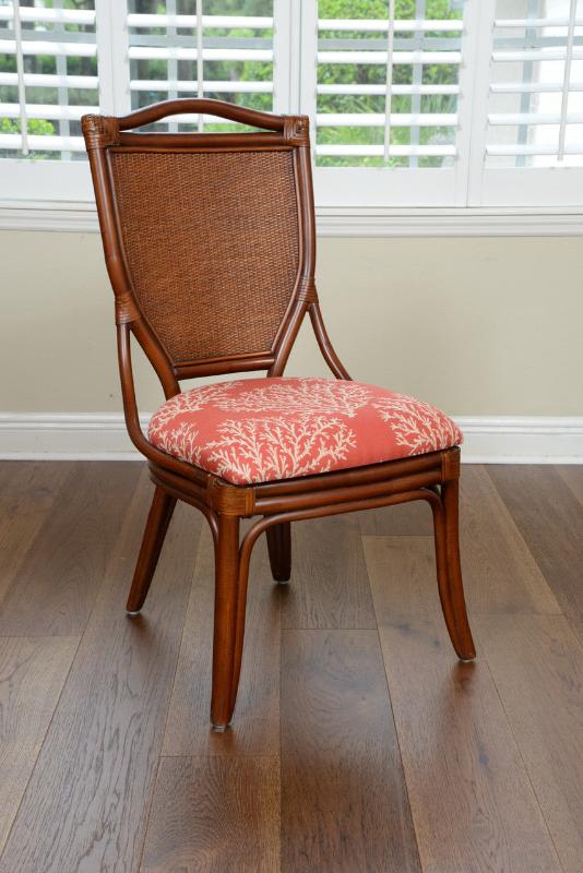 Alexander & Sheridan Serengeti Rattan Indoor 5 Piece  Dining Set with Armless Chairs