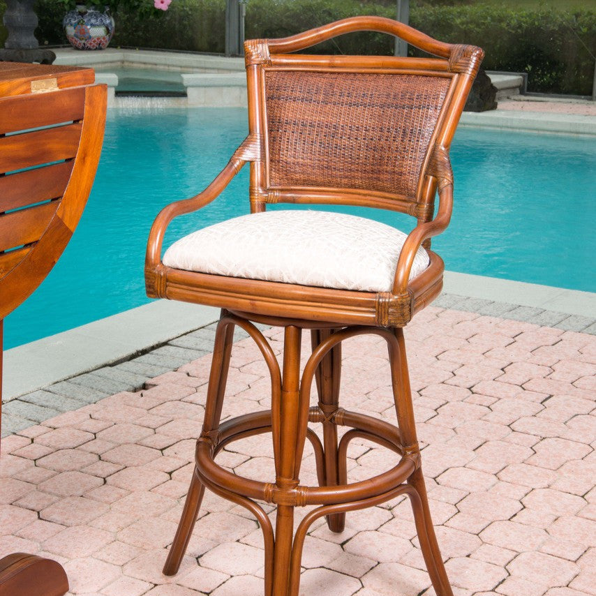 Alexander & Sheridan Serengeti Rattan Indoor 3 Piece Counter Table Set